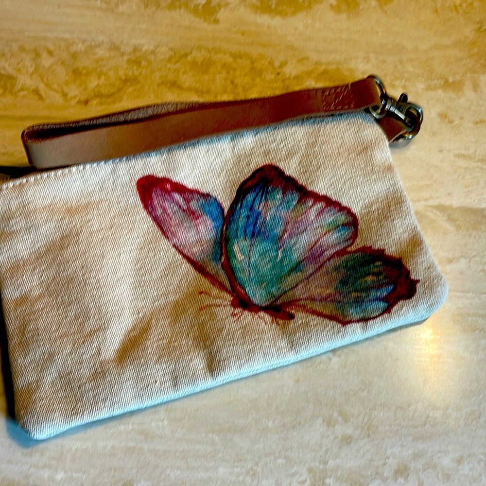 Cotton Curls butterfly 💜💙 small bag clutch